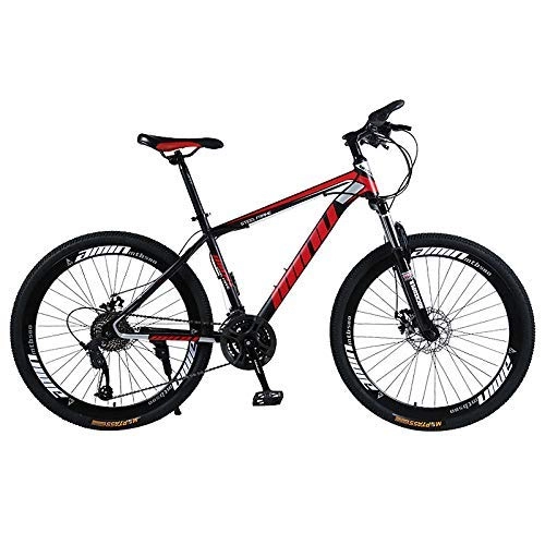 Mountain Bike : HXFAFA - Bicicletta pieghevole per mountain bike, 26 pollici, 21 velocità, con velocità variabile, per adulti, con doppio freno a disco in acciaio inox