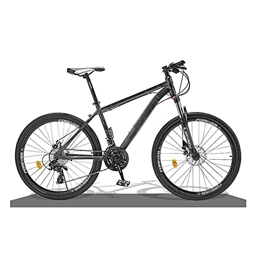 Mountain Bike : JAMCHE Ruota da 27, 5" con sospensione anteriore per mountain bike da uomo, telaio in acciaio, 24 / 27 velocità, con doppio freno a disco / Rosso / 21 velocità