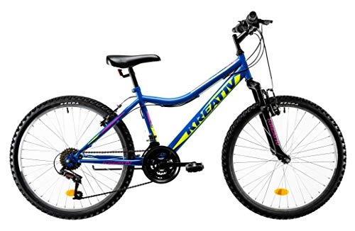 Mountain Bike : Kreativ K 2404 24 Pollice 38 cm Junior 6SP Freni a Cerchio Blu