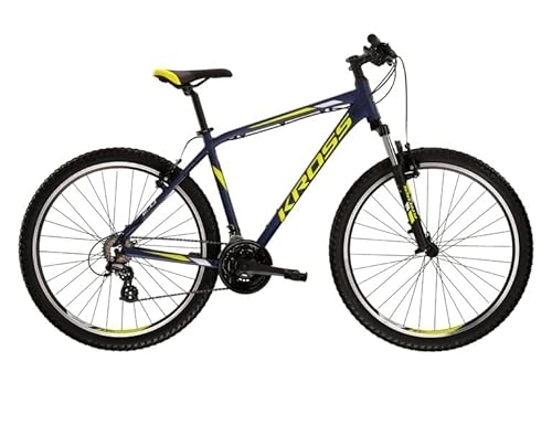 Mountain Bike : Kross Hexagon 2.0 27" Taglia S Blu marino / Limette / Grigio