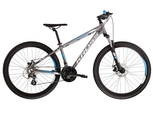 Mountain Bike : Kross Hexagon 3.0 26 pollici taglia S grafite / blu / grigio