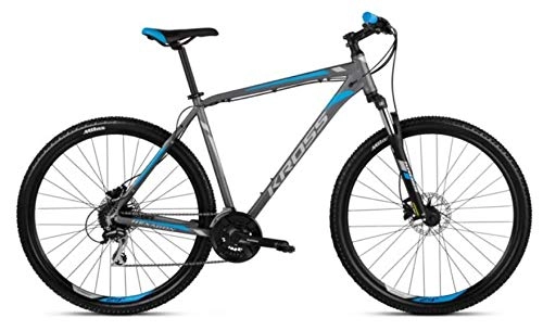 Mountain Bike : Kross Hexagon 5.0 29 peltro / argento / blu opaco 2021 mountain bike MTB L-21