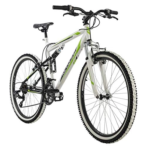 Mountain Bike : KS Cycling, Mountain bike Fully 26'' Scrawler Bianco RH 48 cm Uomo, 26 Zoll, 51 cm