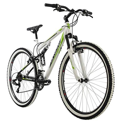 Mountain Bike : KS Cycling, Mountain bike Fully 29'' Scrawler bianco RH 51 cm Uomo, 29 Zoll