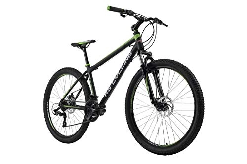 Mountain Bike : KS Cycling Unisex – Mountain Bike Hardtail 27, 5" Xceed Nero / Verde RH 46 cm 27, 5