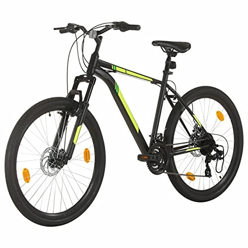 Mountain Bike : Ksodgun Ruote da 27.5 Pollici per Mountain Bike Trasmissione a 21 velocità, Altezza Telaio 50 cm, Nero