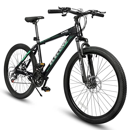 Mountain Bike : LANAZU Biciclette con freno a disco per adulti, mountain bike con telaio in alluminio, bici per mobilità studenti, adatte per l'avventura, fuoristrada