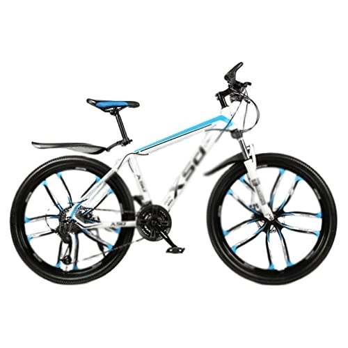 Mountain Bike : LANAZU Mountain Bike, bici sportiva a velocità variabile da 26 pollici a dieci pale, adatta per adulti, studenti