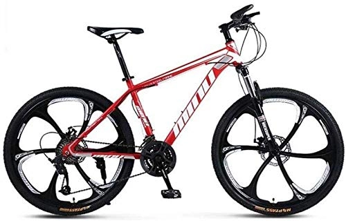 Mountain Bike : LBWT 26 Pollici for Adulti for Mountain Bike, Biciclette Outdoor Comfort Fuoristrada, Alta Acciaio al Carbonio, Regali (Color : Red White, Size : 30 Speed)