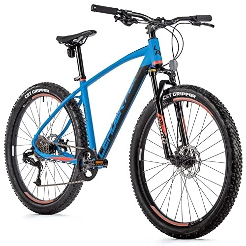 Mountain Bike : Leader Fox MTB Esent - Mountain bike da 27, 5", freni a disco, 8 marce, 46 cm, colore: Blu