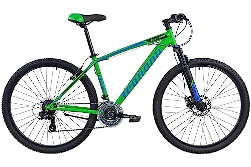 Mountain Bike : Legnano Cortina, MTB 27.5 Pollici Uomo, Verde, Blu e Nero, 43