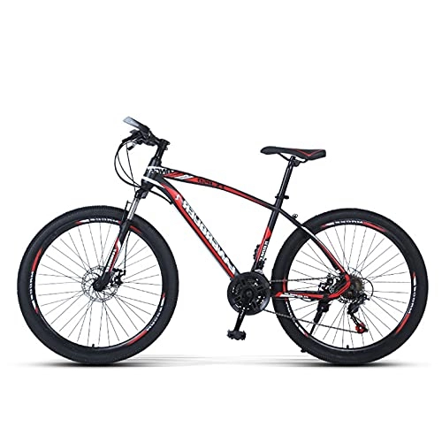 Mountain Bike : LHQ-HQ Mountain Bike Youth / Adult Bike 24 Speed MTB 24"Ruote Bicicletta Dual Disc Brake Carico 150Kg più Colori, c