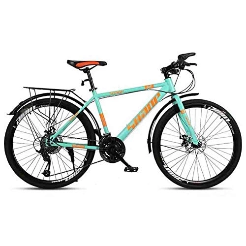 Mountain Bike : LILIS Mountain Bike Mountain Bike for Adulti MTB della Strada della Bicicletta Biciclette velocità Regolabile for Uomini e Donne 26in Ruote Doppio Freno a Disco (Color : Blue, Size : 21 Speed)