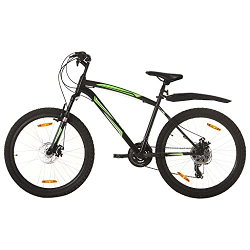 Mountain Bike : LINWXONGQP Materiale Telaio / Forcella: Acciaio Mountain Bike 21 Speed 26" Ruote 42 cm Nero Ricreazione all'aperto
