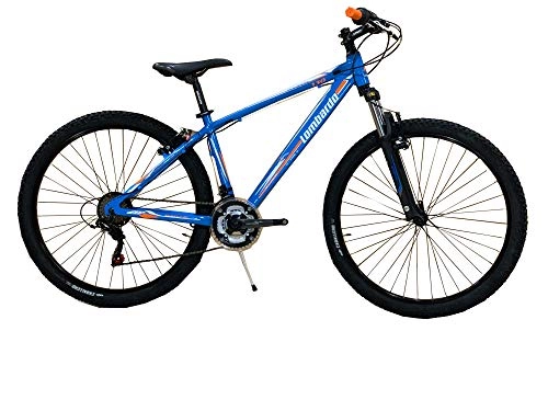 Mountain Bike : Lombardo Mountain Bike 27, 5" Sestriere 130 Blu / OrangeGlossy Mis 41