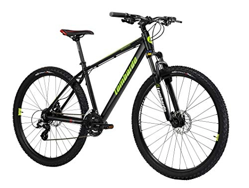 Mountain Bike : Lombardo Mountain Bike 29" Sestriere 300 21V Black / Lime Matt (46)