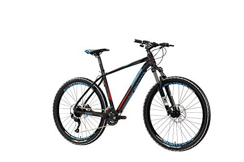 Mountain Bike : Lombardo Mountain Bike 29" Sestriere 350 Black / Blue / Red Mat Mis 46