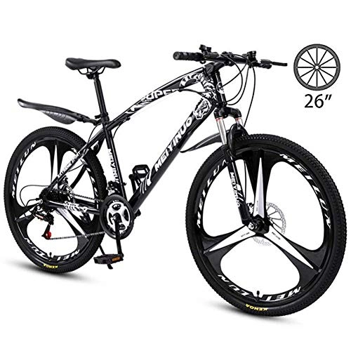 Mountain Bike : LXDDP Mountain Bike, Bici in Alluminio con Ammortizzatore 26, Freno a Disco da Pollici 21 / 24 / 27 Speed ​​Student Bike Bicicletta per Adulti Mountain Bike