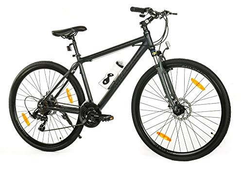 Mountain Bike : Milord. MTB Mountain Trekking Bike, Bicicletta Eagle, 21 velocit - Grigio Nero - 28