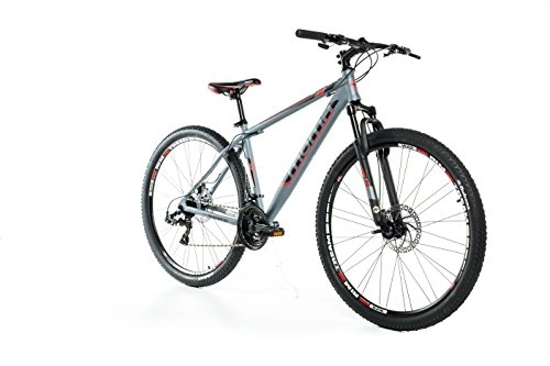 Mountain Bike : Moma bikes, Bicicletta Mountainbike 29" MTB SHIMANO, alluminio, doppio disco e doppia sospensione