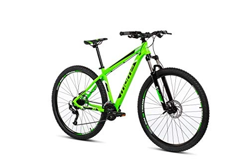 Mountain Bike : Moma Bikes peak, Bicicletta Mountain Bike 29”, Alluminio, Altus 27v, Freni A Disco Idraulici, Forcella Shimano con Bloccaggio Unisex – Adulto, verde, L