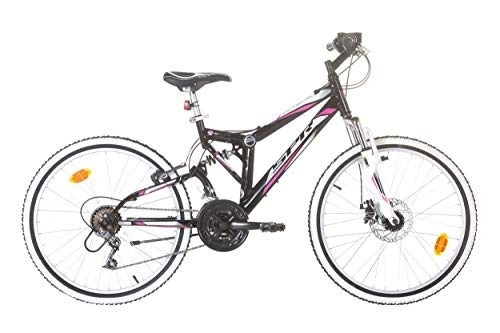 Mountain Bike : Mountain bike 24 tutto sospeso ragazza Ariane / SPR – 18 Velocità – Freni Anteriore a disco e V-Brake posteriore