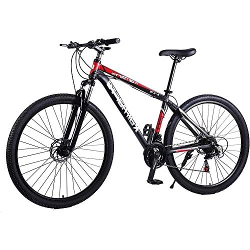Mountain Bike : Mountain Bike, Bicicletta MTB - 29 Pollici da Uomo, Hardtail in Legamountain Bike, Bicicletta da Montagna con Sedile Regolabile A Sospensione Anteriore, C-27Speed