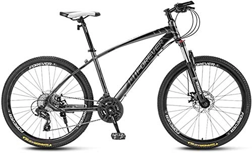 Mountain Bike : Mountain bike Bike 27.5 pollici bici della bicicletta ad alta acciaio al carbonio Telaio ammortizzante della forcella anteriore a doppio disco freno Off-Road strada Biciclette Rider Altezza 5.6-6.4Ft