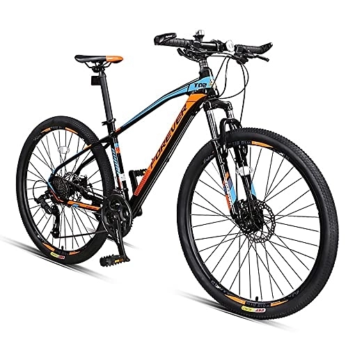 Mountain Bike : Mountain bike da 26 pollici, bicicletta da montagna a 27 velocità con telaio in alluminio e freno a doppio disco, sospensione anteriore ammortizzatore