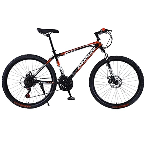Mountain Bike : MTB Bicicletta da Uomo 21-30 velocità, Bicicletta Fuoristrada per Adulti da 24 / 26 Pollici, Bicicletta da Strada per Pendolari della Città, Forcella Smmortizzata e Freno a Disco