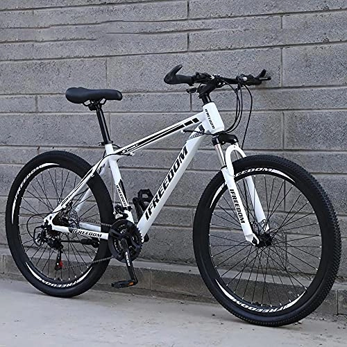 Mountain Bike : N / AO Mountain Trail Bike Bicicletta per Cambio per Adulti Bicicletta Alto Tenore di Carbonio 21 Ruote con Ruote Integrate da 26 Pollici