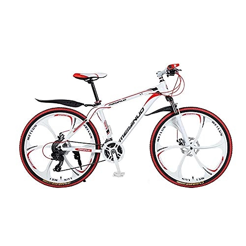 Mountain Bike : N&I Bicycle Aluminum Alloy Mountain Bike Disc Brake Adult 26 inch Suspension Soft Tail Frame 21 / 24 / 27 Speed Outdoor Couple Student Bicycle C 26 inch 27 Speed