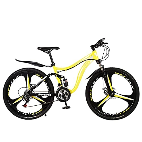 Mountain Bike : N&I Bicycle Mens Mountain Bike Double Shock Absorption Student Bicycle Double Shock Absorption off-Road Snow Bikes 26 inch Magnesium Alloy Wheels B 27 Speed D 24 Speed