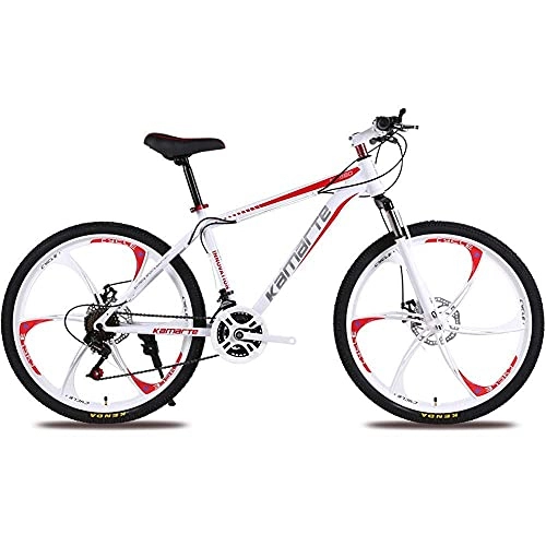 Mountain Bike : N&I Bicycle Speed Mountain Bike Adult 24 / 26 inch Disc Brake 21 / 24 / 27 Speed Outdoor Couple Student Bicycle B 24 inch 24 Speed