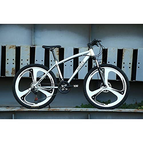 Mountain Bike : N&I Mountain Bikes 26 inch Mountain Bike Dual Disc Brakes High-Carbon Steel Bicycle all Terrain Mountain Bike