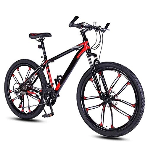 Mountain Bike : NBVCX Componente per mobili 24 / 26 Pollici Mountain Bike MTB Adatto a Partire da 150 Cm Sospensione a Forcella con Cambio a 21 velocità Bicicletta da Uomo Borsa da Telaio per Bici da Uomo