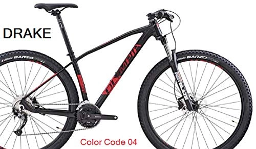 Mountain Bike : OLYMPIA BICI Drake -29 Cougar Disc ALIVIO Mix RST Blaze RL Gamma 2020 (Nero Rosso (cod.04), 40 CM - S)