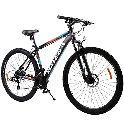Mountain Bike : OMEGA BIKES Mountainbike 29" Thomas 49 cm (Nero / Arancio / Bianco)