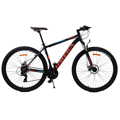 Mountain Bike : OMEGA BIKES Mountainbike 29" Thomas 49 cm (Nero / Blu / Arancio)