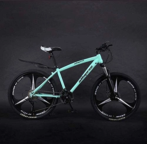 Mountain Bike : Pittura Mountain Bike Bicicletta, PVC e tutti i pedali in alluminio e impugnatura in gomma, telaio in lega di alluminio, doppio freno a disco BXM, A, 21 speed