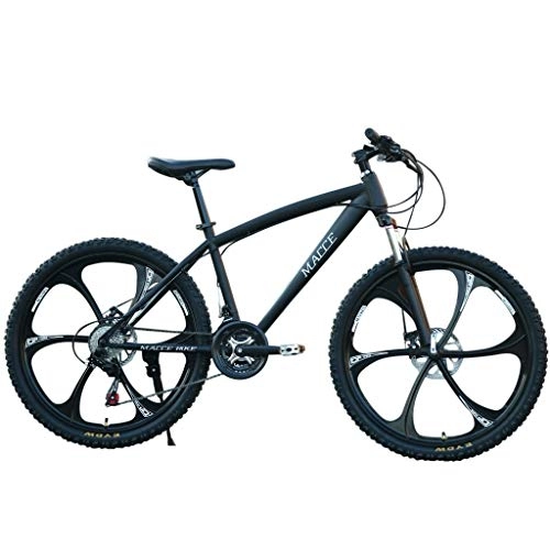 Mountain Bike : QAZ Portatile Pieghevole della Bicicletta di Sospensione for Adulti 26in Acciaio al Carbonio Mountain Bike 24 velocità della Bicicletta Completa Esterna MTB Studenti (Colore : C)