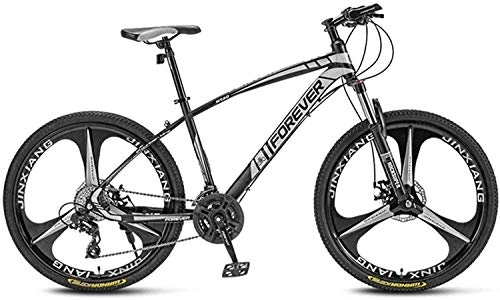 Mountain Bike : QZ Moutain Bike Lega di Alluminio Frame, 33 velocit 26 Pollici Ruote di Bicicletta, con Serratura Assorbimento di Scossa Forcella Anteriore, off-Road Biciclette for Adulti (Color : A)