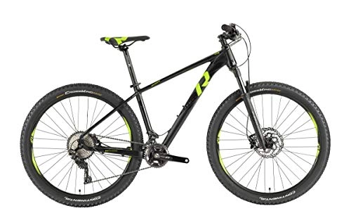 Mountain Bike : RAYMON Sevenray 6.0, Bicicletta Mountain Bike da 27, 5", Nero / Verde, 2019, 42 cm