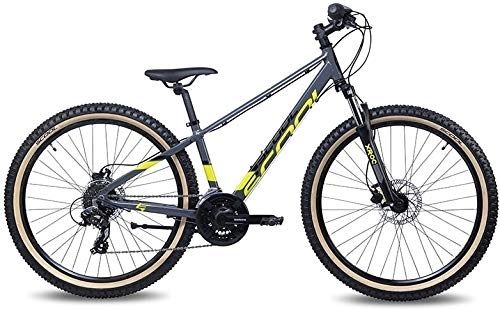Mountain Bike : S'Cool Xroc Disc Alloy 26R 24S - Mountain Bike per bambini, 40 cm, grigio / giallo