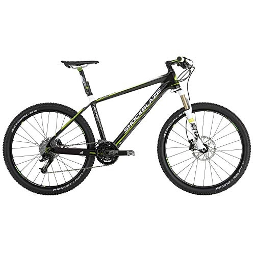Mountain Bike : SHOCKBLAZE KRS Elite - Bicicletta da Uomo, 26", Mountain Bike, Hardtail, Telaio in Carbonio, SRAM X9, 20 Marce, Uomo, 450 mm