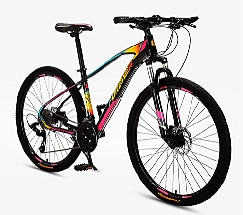 Mountain Bike : SHUI Mountain Bike 27, 5 Pollici per Adulti Mountain Bike 27 velocità Bicicletta Multipli Colori B