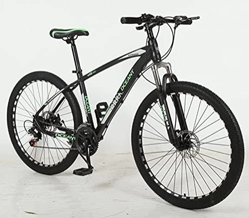 Mountain Bike : SHUI Mountain Bike, Doppia Sospensione Completa, Ruote da 26, 27, 5 Pollici green-26 in