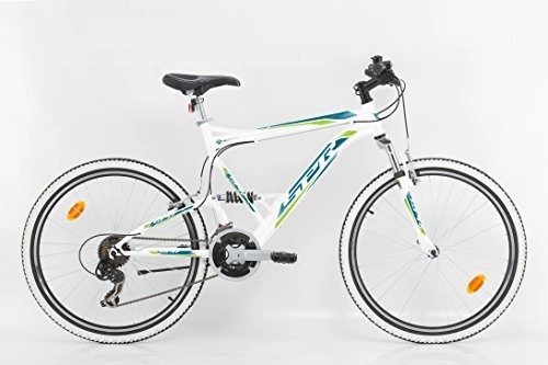Mountain Bike : SPR - Mountain bike con ruote da 26’’, con telaio a sospensione, REBORN / S.P.R, con freni V-BRAKE in alluminio e impugnature con nottolino SHIMANO, rapid fire