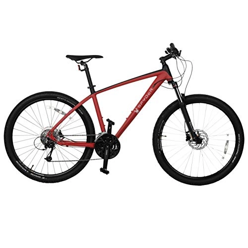 Mountain Bike : Spyder Rogue 1.0 Hardtail MTB - Telaio per bicicletta da montagna da uomo, Uomo, Rouge / Noir, 650Wh / 22Fr