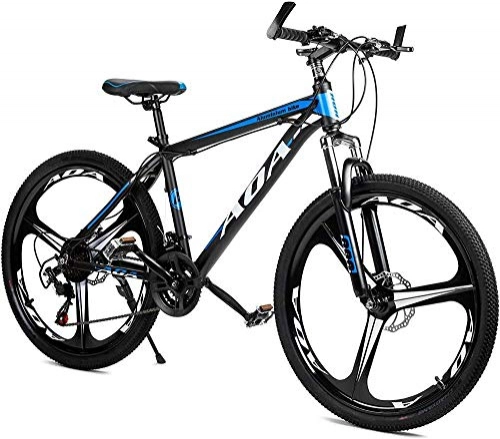 Mountain Bike : SYCY Mountain Bike in Lega di Alluminio con Sospensione Anteriore, Ruote da 26 Pollici 21 Freni a Doppio Disco a velocità Multipla Biciclette da Strada ibride-B_26